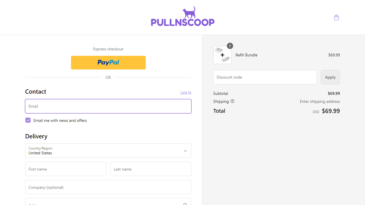 How to apply Pullnscoop coupon code